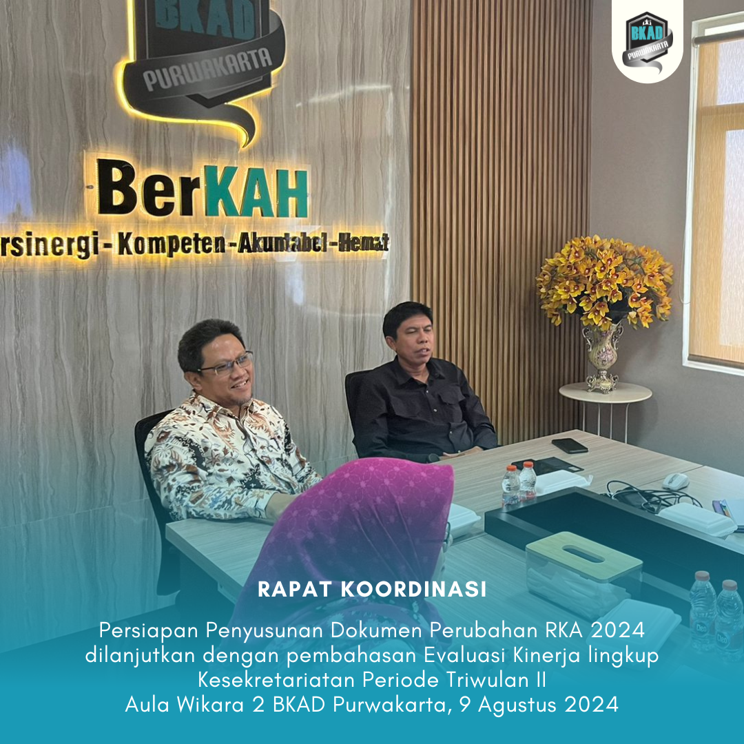 Perubahan Rencana Kerja Pemerintah Daerah Kabupaten Purwakarta Tahun 2024