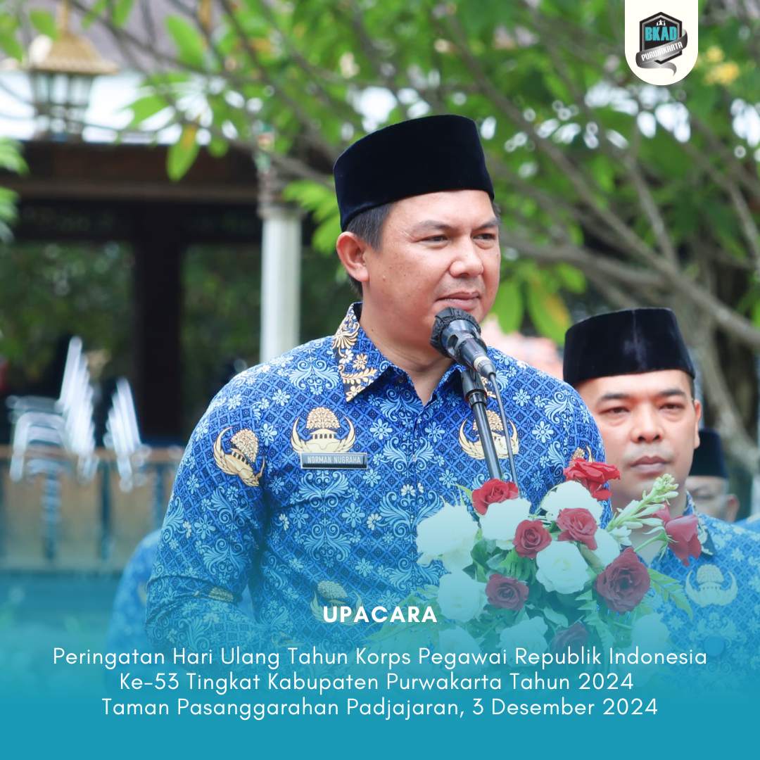 Upacara Peringatan Hari Ulang Tahun Korps Pegawai Republik Indonesia Ke-53