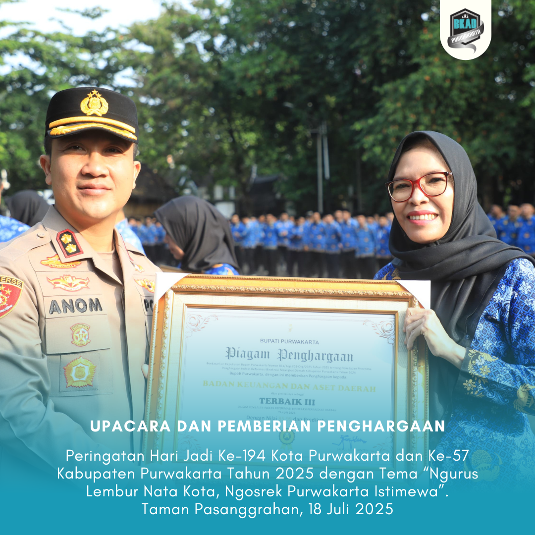 Upacara Peringatan Hari Jadi Ke-194 Kota Purwakarta dan Ke-57