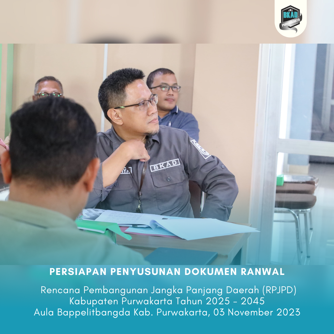 Rapat Koordinasi Persiapan Tim Penyusun Rencana Pembangunan Jangka Panjang Daerah (RPJPD) Kabupaten Purwakarta Tahun 2025-2045