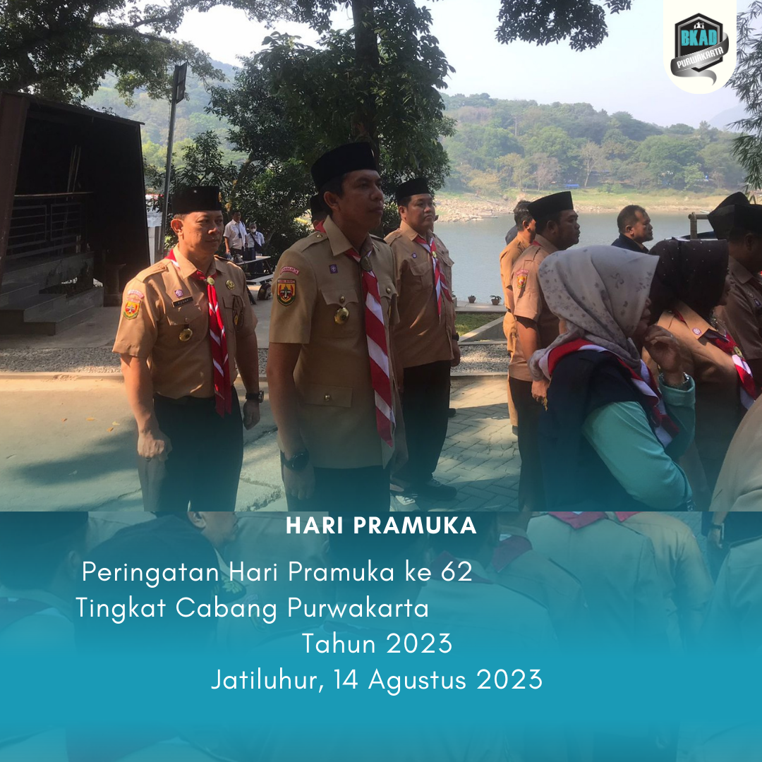 Peringatan Hari Pramuka Ke-62 Tingkat Cabang Purwakarta Tahun 2023