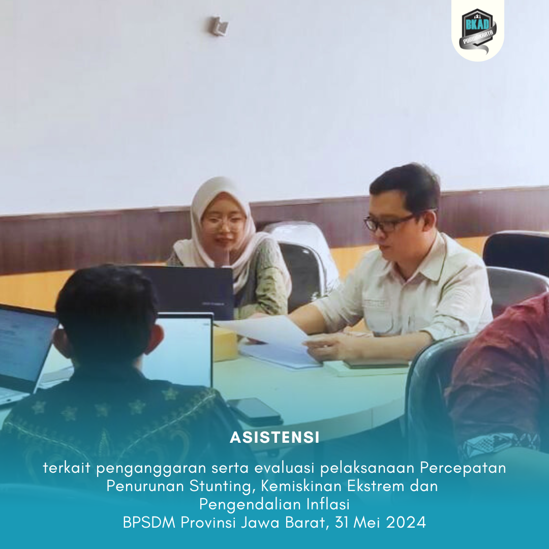 asistensi Sinergitas dan Penyelarasan kebijakan terkait penganggaran serta evaluasi pelaksanaan Percepatan Penurunan Stunting