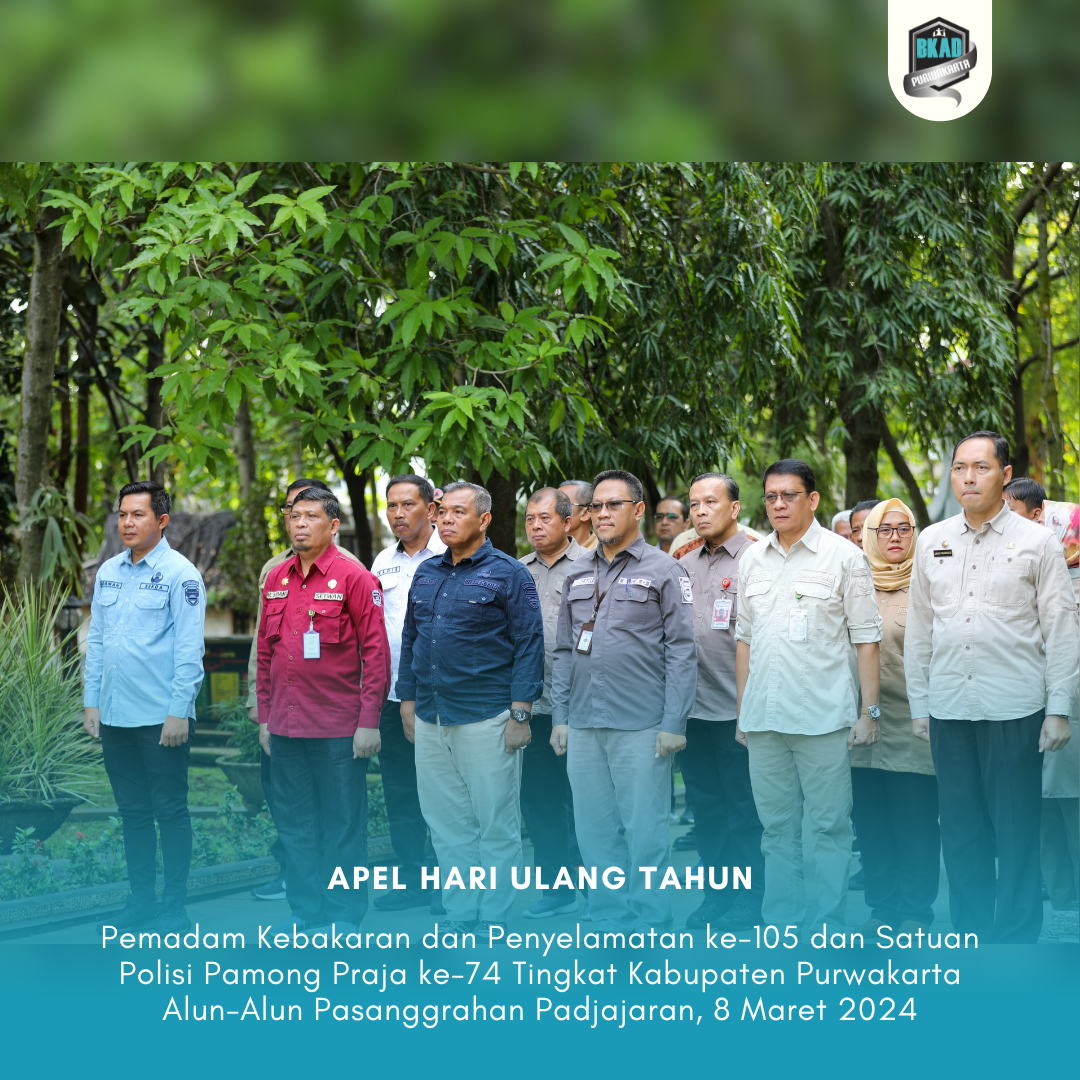 Apel HUT Pemadam Kebakaran dan Penyelamatan ke-105 dan Satuan Polisi Pamong Praja ke-74 Tingkat Kabupaten Purwakarta