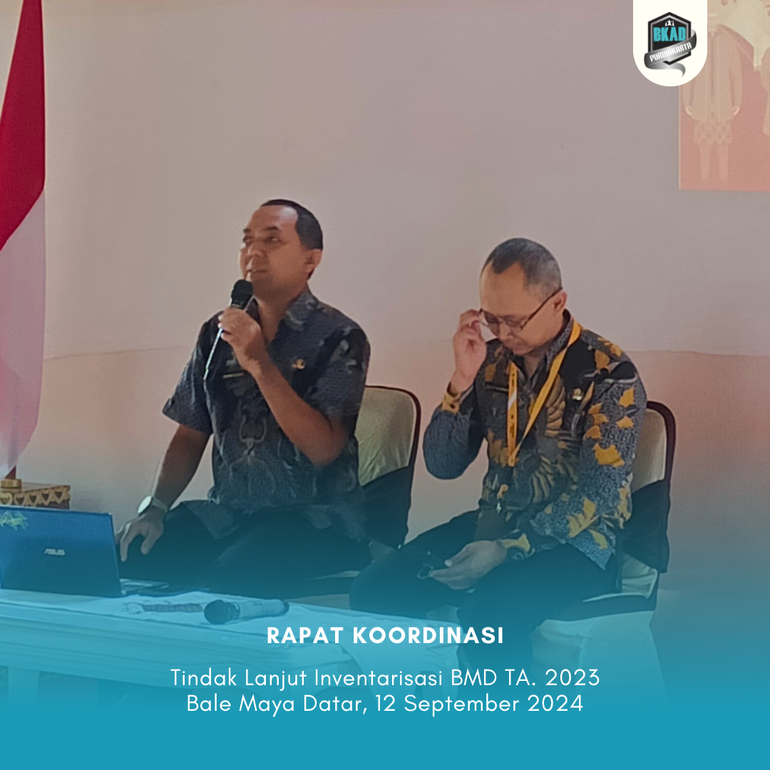 Rapat Koordinasi Tindak Lanjut Inventarisasi Barang Milik Daerah (BMD) TA. 2023