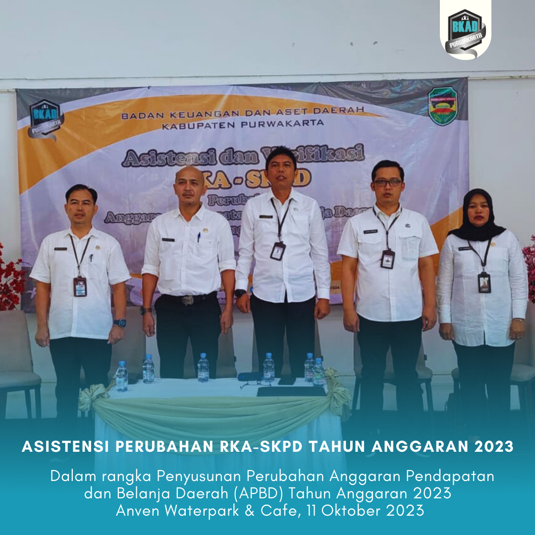 Penelitian / Asistensi Perubahan RKA-SKPD Tahun Anggaran 2023