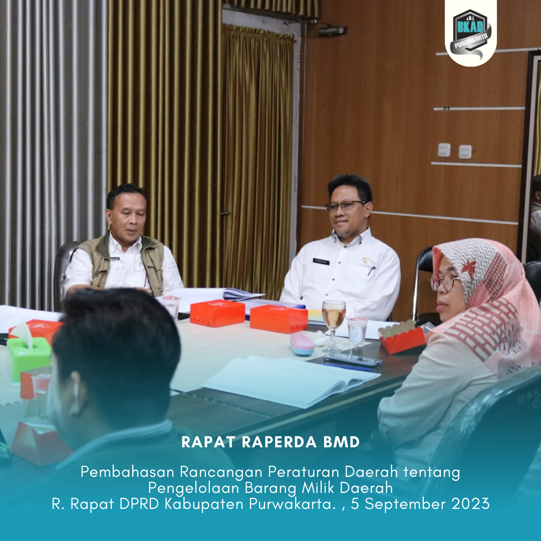 Pembahasan Rancangan Peraturan Daerah mengenai Pengelolaan Barang Milik Daerah