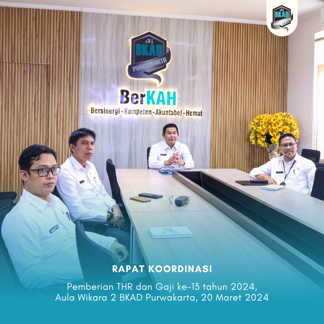 Rapat Pelaksanaan Pemberian THR dan Gaji ke-13 tahun 2024