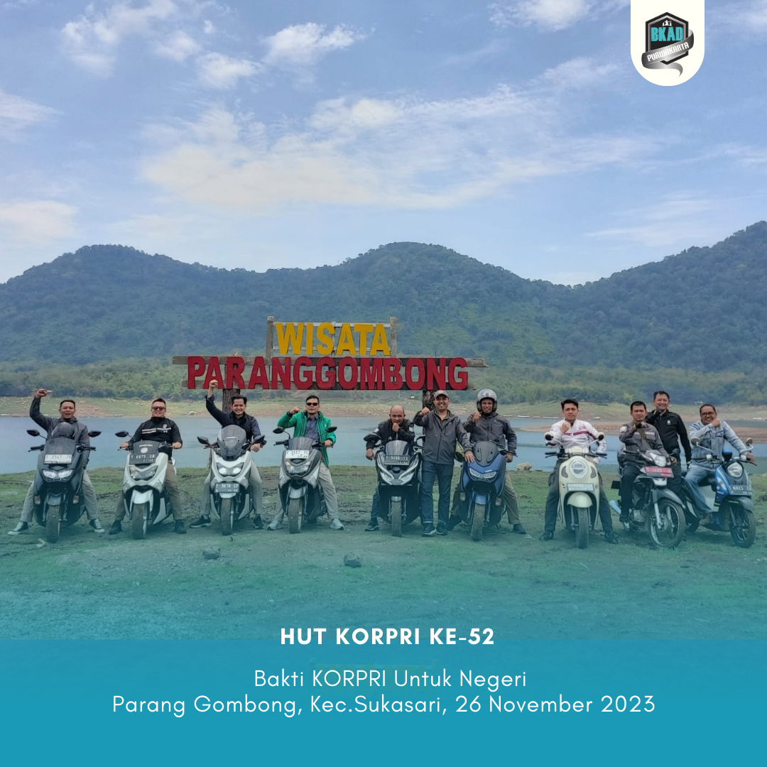 Hari Ulangtahun KORPRI Ke - 52 dengan Bakti KORPRI untuk negeri yang diselenggarakan di Parang Gombong