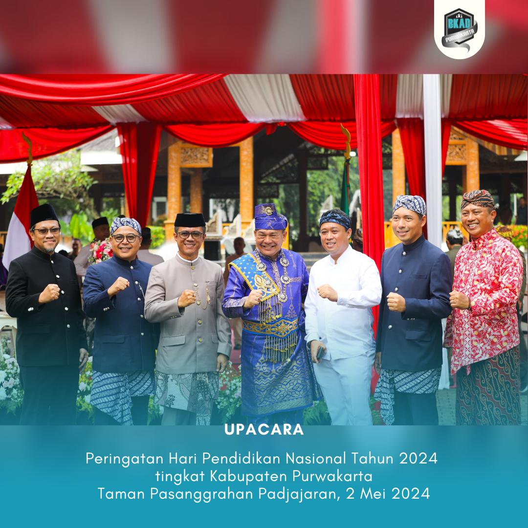 Upacara pada Peringatan Hari Pendidikan Nasional Tahun 2024 Tingkat Kabupaten Purwakarta