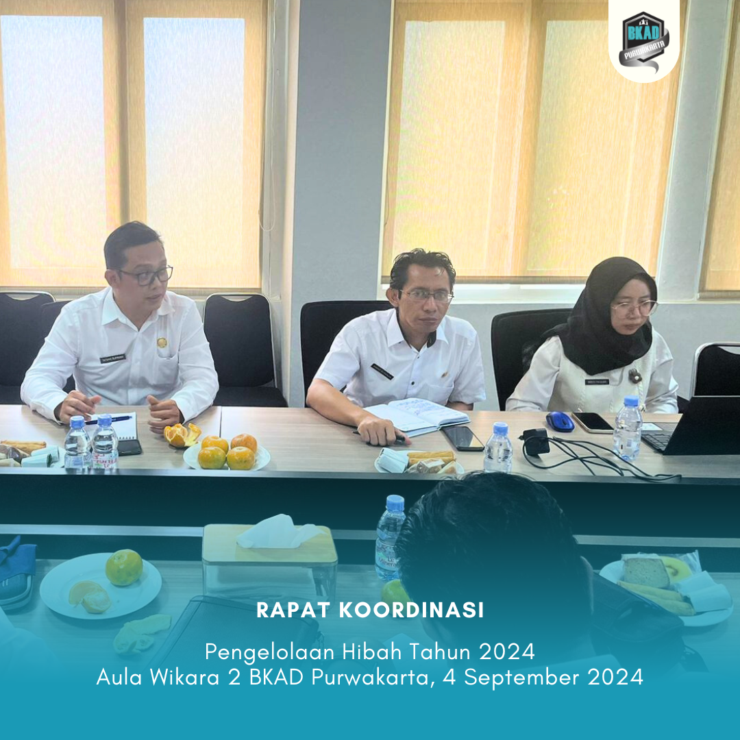 Rapat Koordinasi Pengelolaan Hibah Tahun 2024