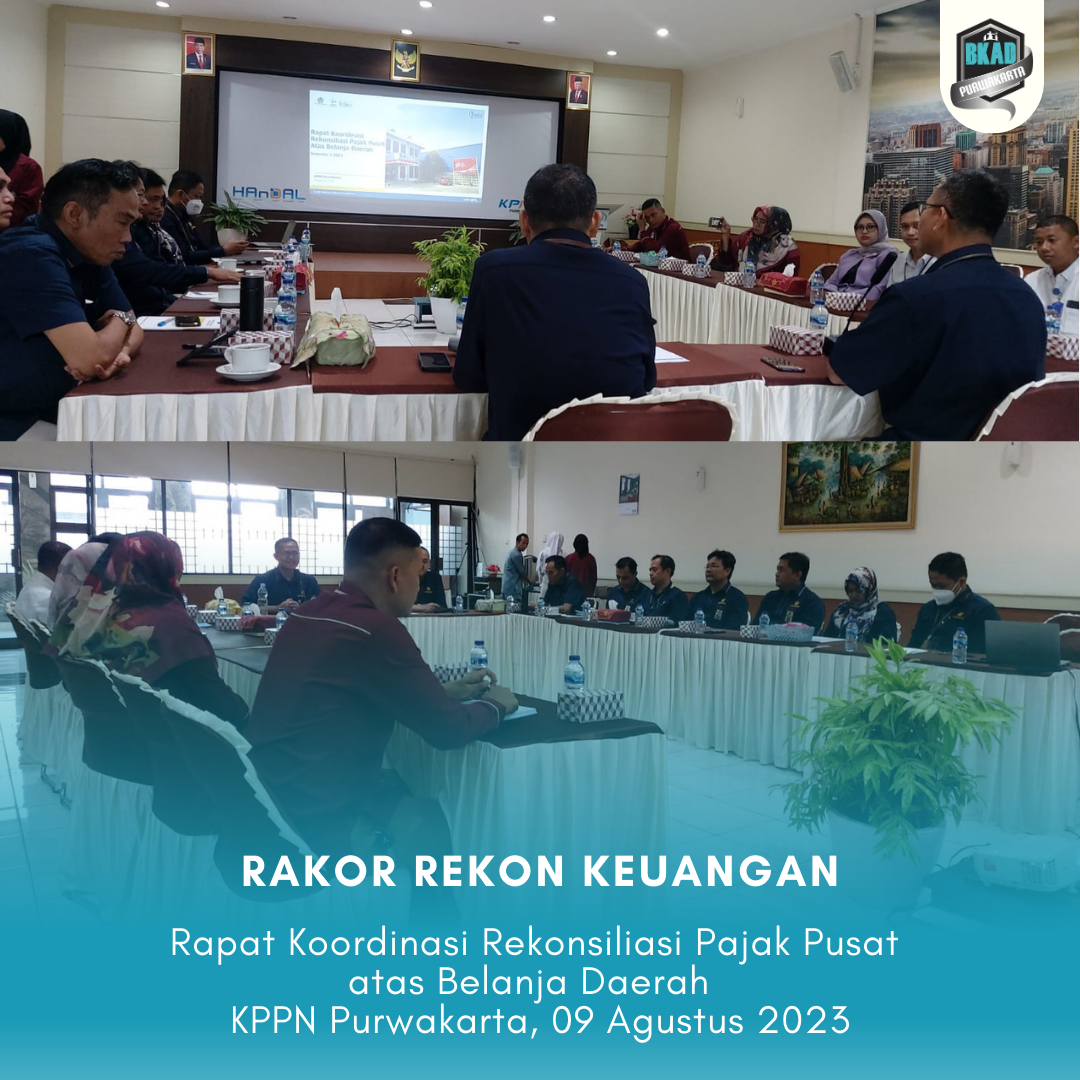 Rapat Koordinasi Rekonsiliasi Pajak Pusat atas Belanja Daerah