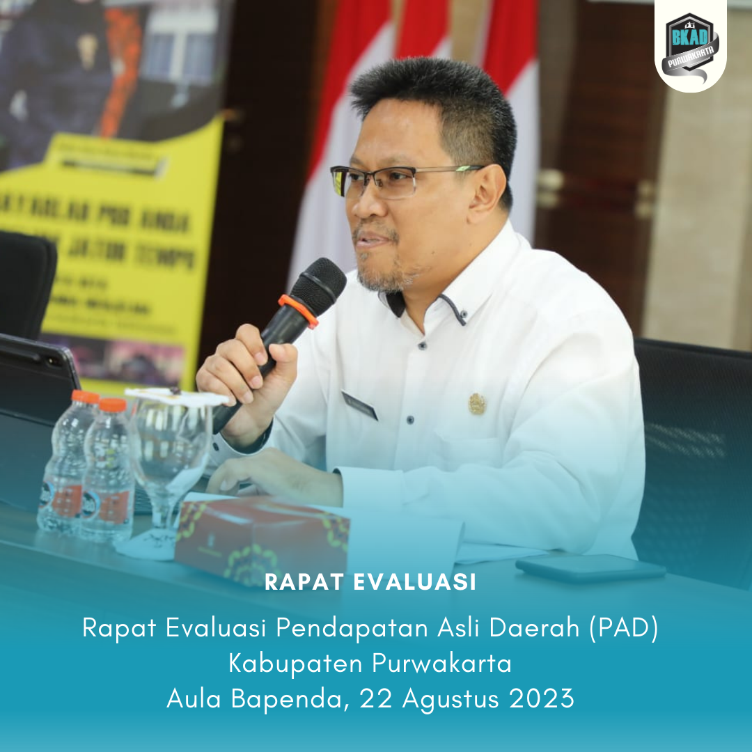 Rapat Evaluasi Pendapatan Asli Daerah (PAD) Kabupaten Purwakarta