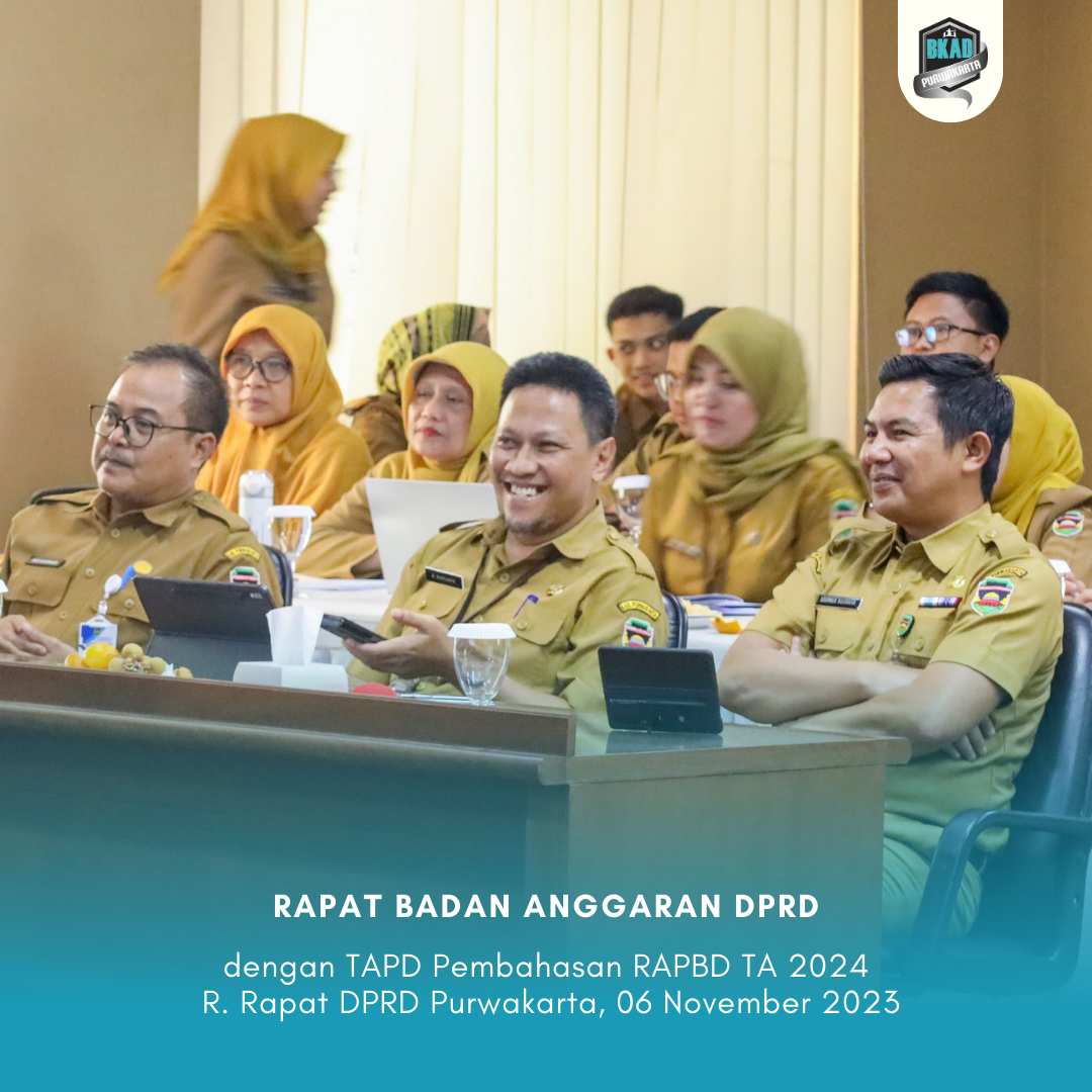 Rapat Badan Anggaran DPRD Kabupaten Purwakarta