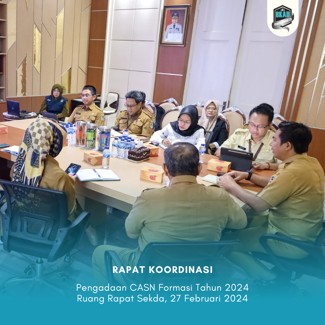 Rapat Koordinasi Pengadaan CASN Formasi Tahun 2024