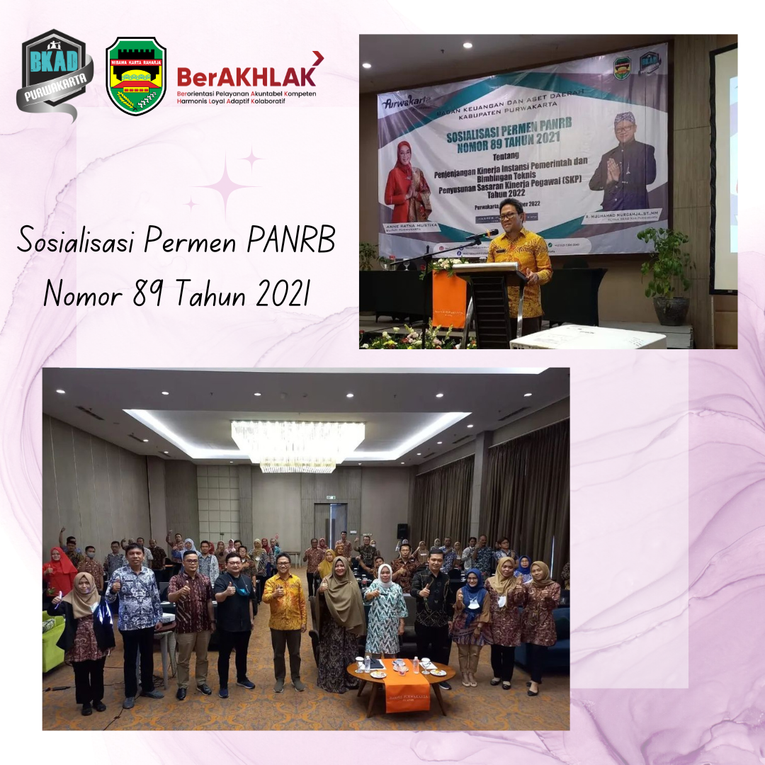 Sosialisasi PAN RB Nomor 89 Tahun 2021