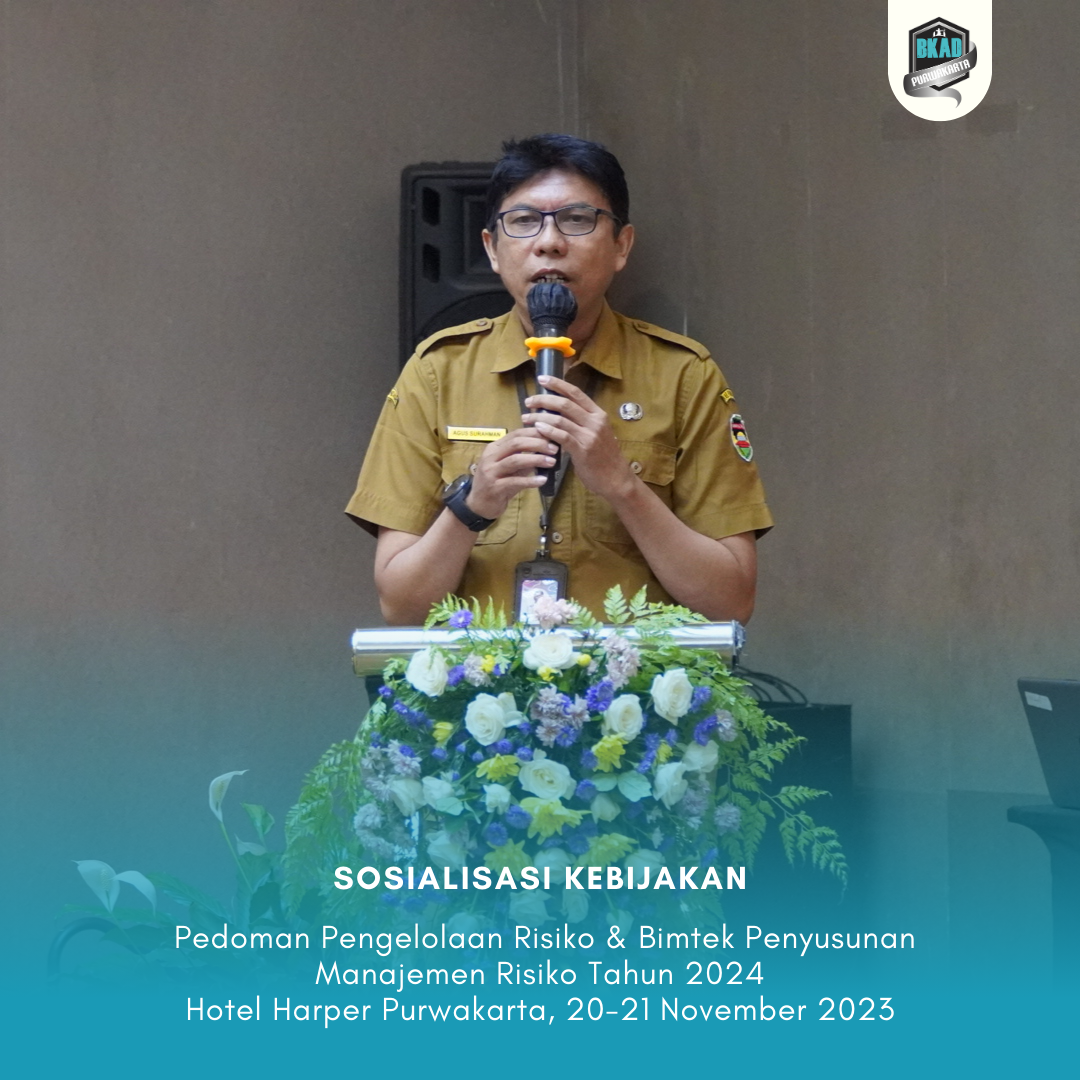 Sosialisasi Kebijakan Pedoman Pengelolaan Risiko dan Bimtek Penyusunan Manajemen Risiko Tahun 2024