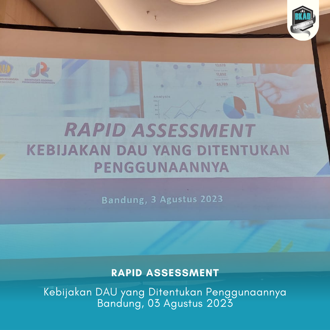 Rapid Assesment Kebijakan DAU yang ditentukan Penggunaannya