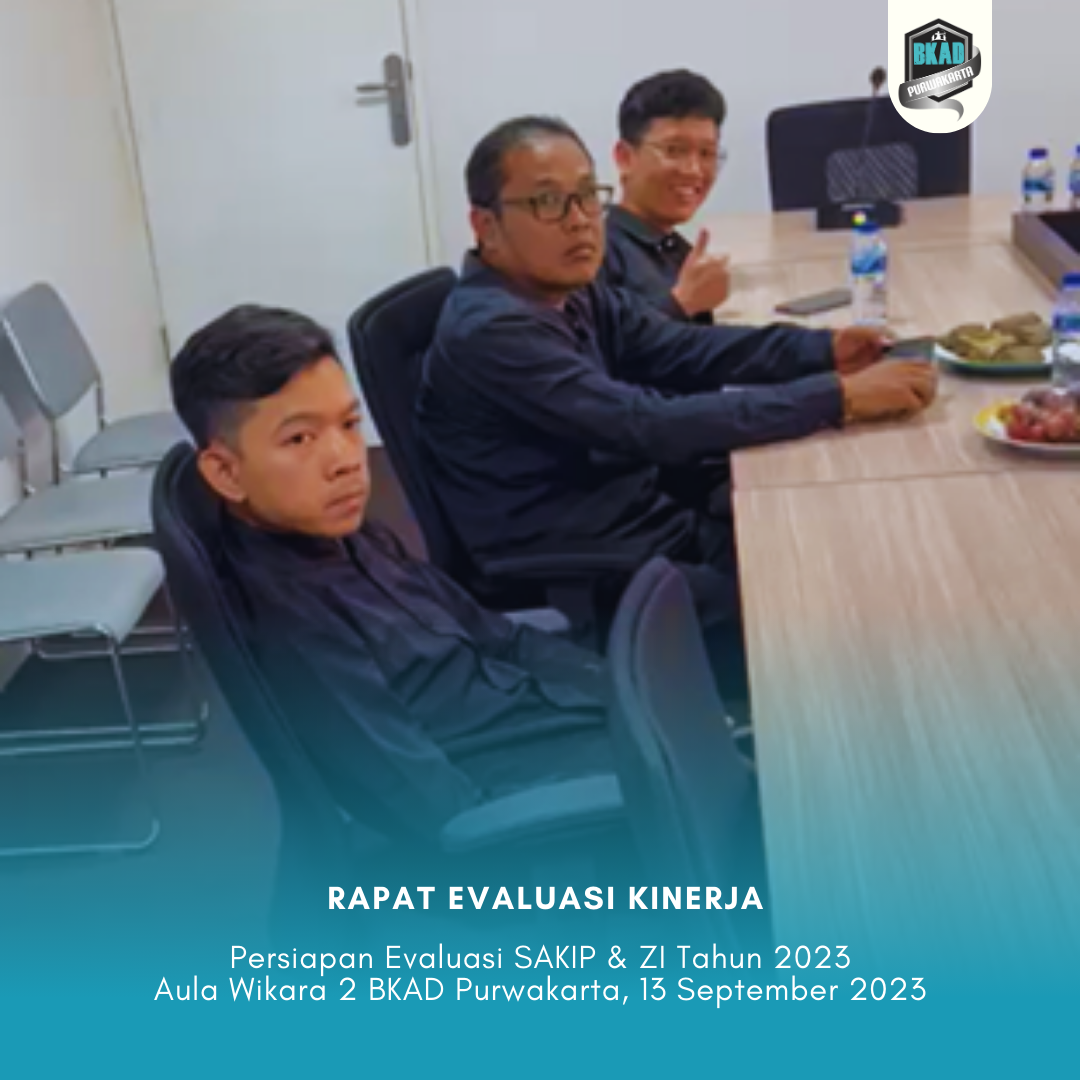 Rapat Evaluasi SAKIP dan Zona Integritas Tahun 2023