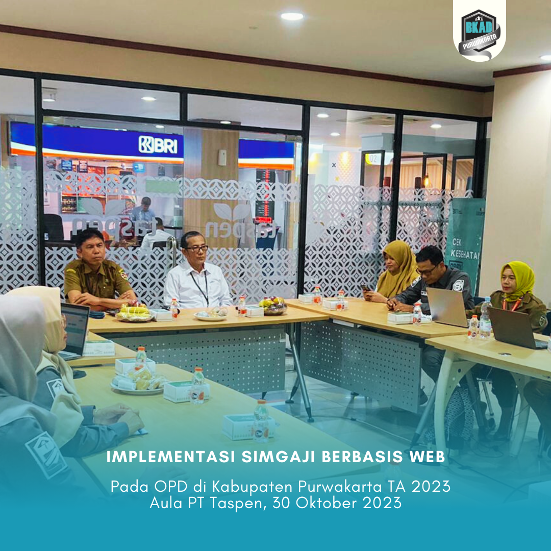 Implementasi Simgaji Berbasis Web pada OPD di Kabupaten Purwakarta TA 2023