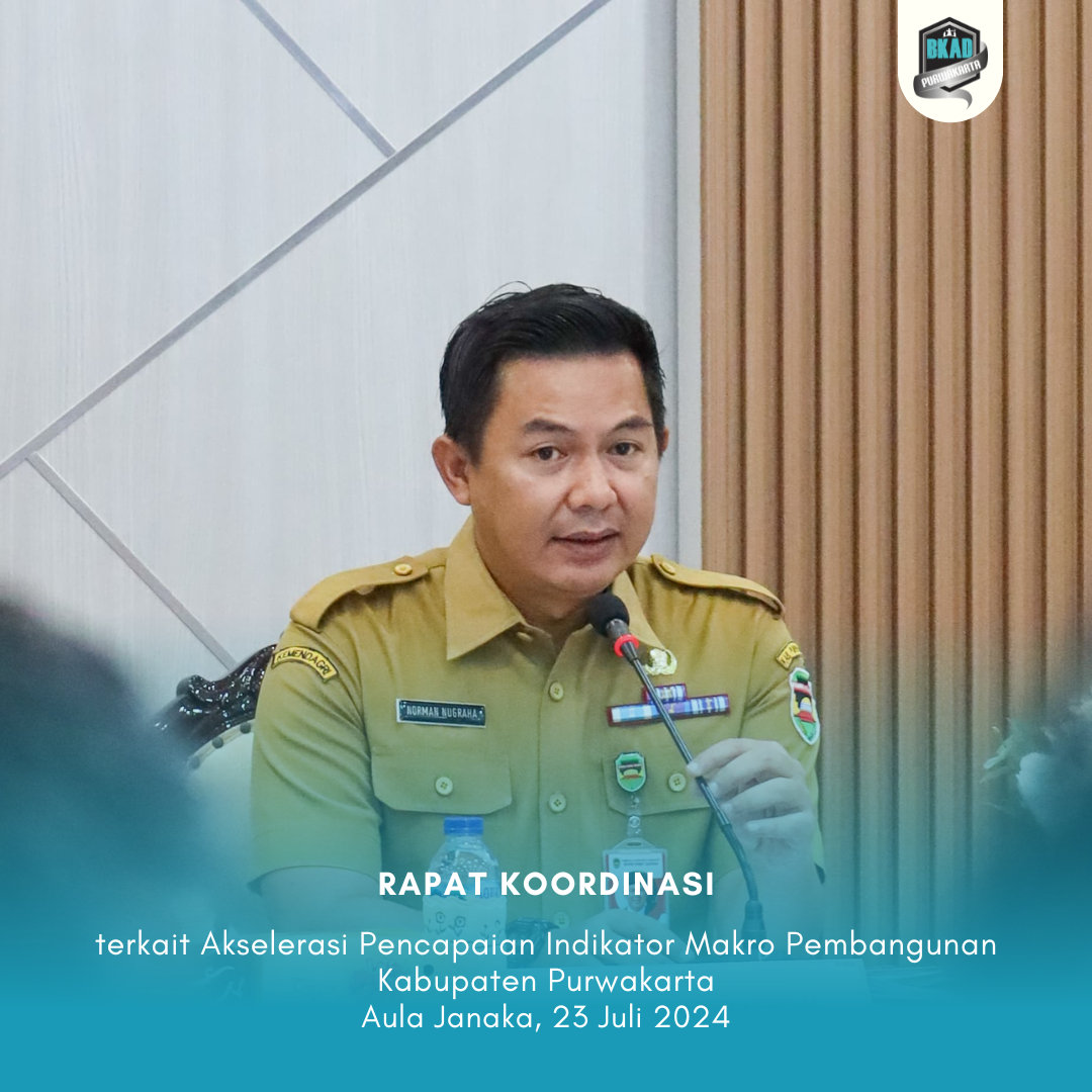 Rapat Koordinasi terkait Akselerasi Pencapaian Indikator Makro Pembangunan Kabupaten Purwakarta