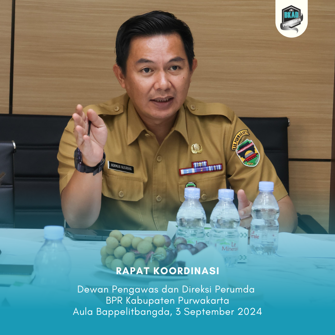 Rapat dengan Dewan Pengawas dan Direksi Perumda BPR Kabupaten Purwakarta