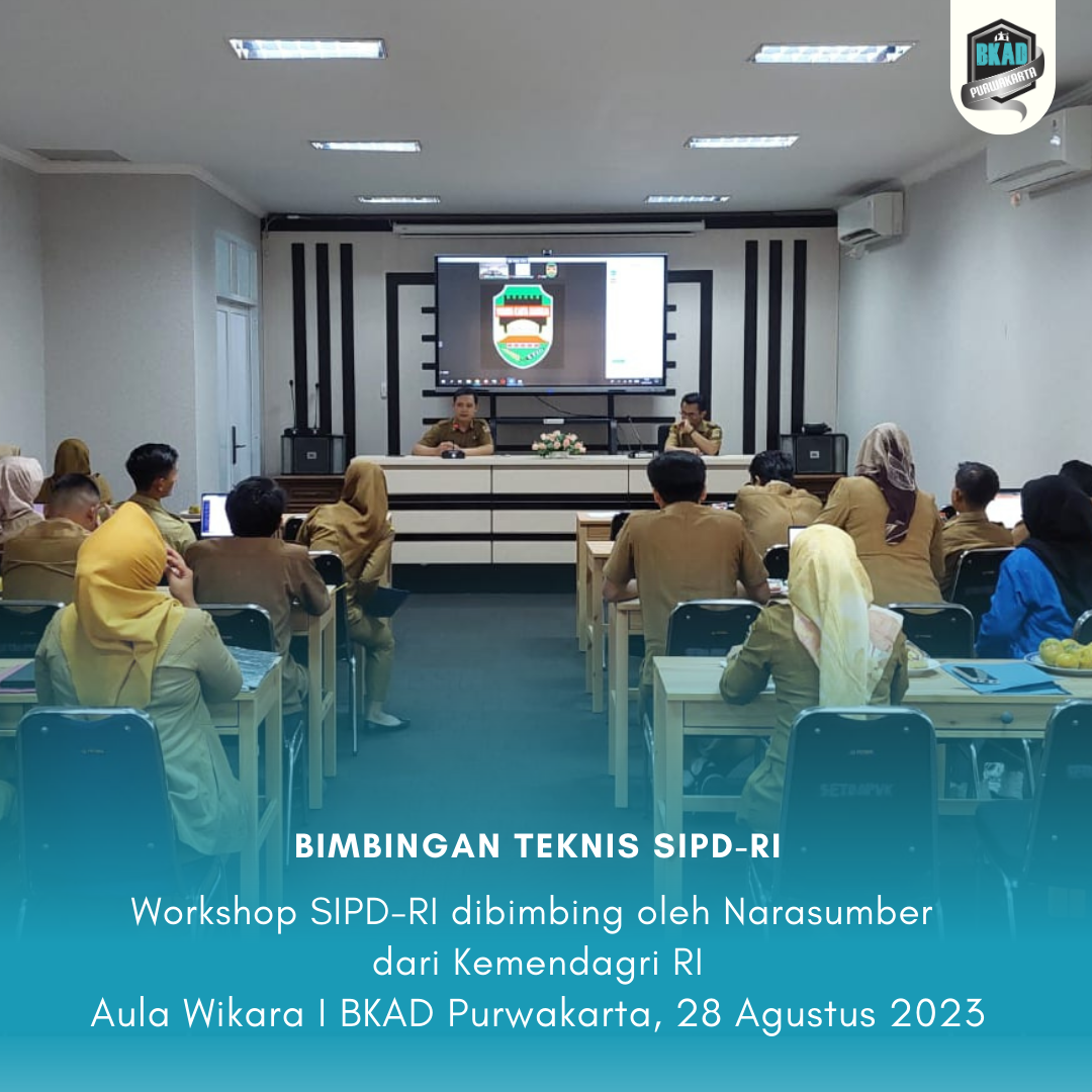 Workshop Sistem Informasi Pemerintahan Daerah Republik Indonesia (SIPD-RI) bersama Kemendagri RI