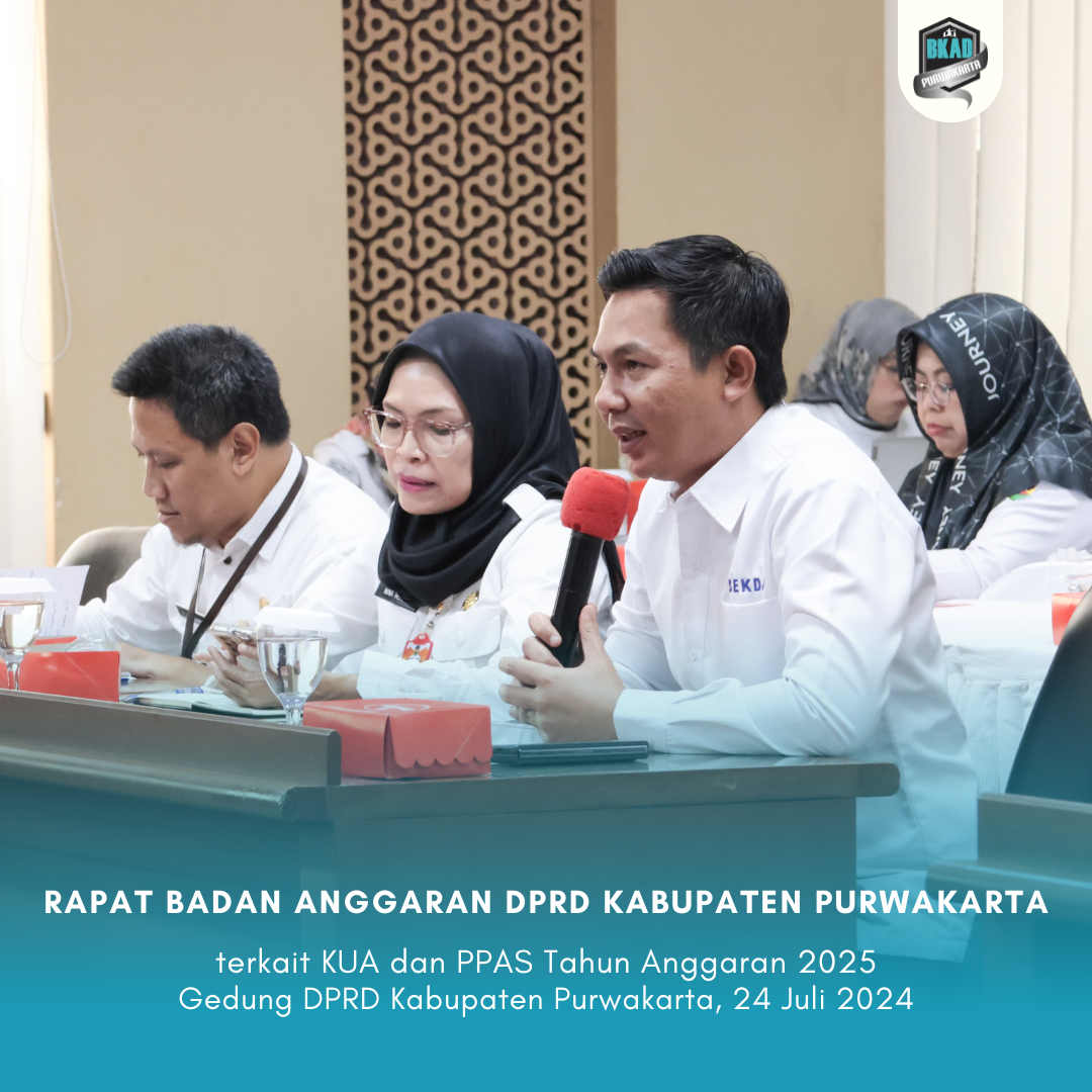 Rapat Badan Anggaran DPRD Kabupaten Purwakarta