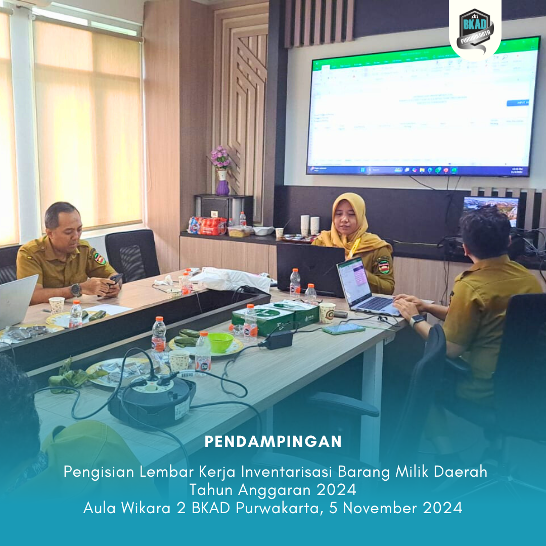 Pendampingan Pengisian Lembar Kerja Inventarisasi Barang Milik Daerah